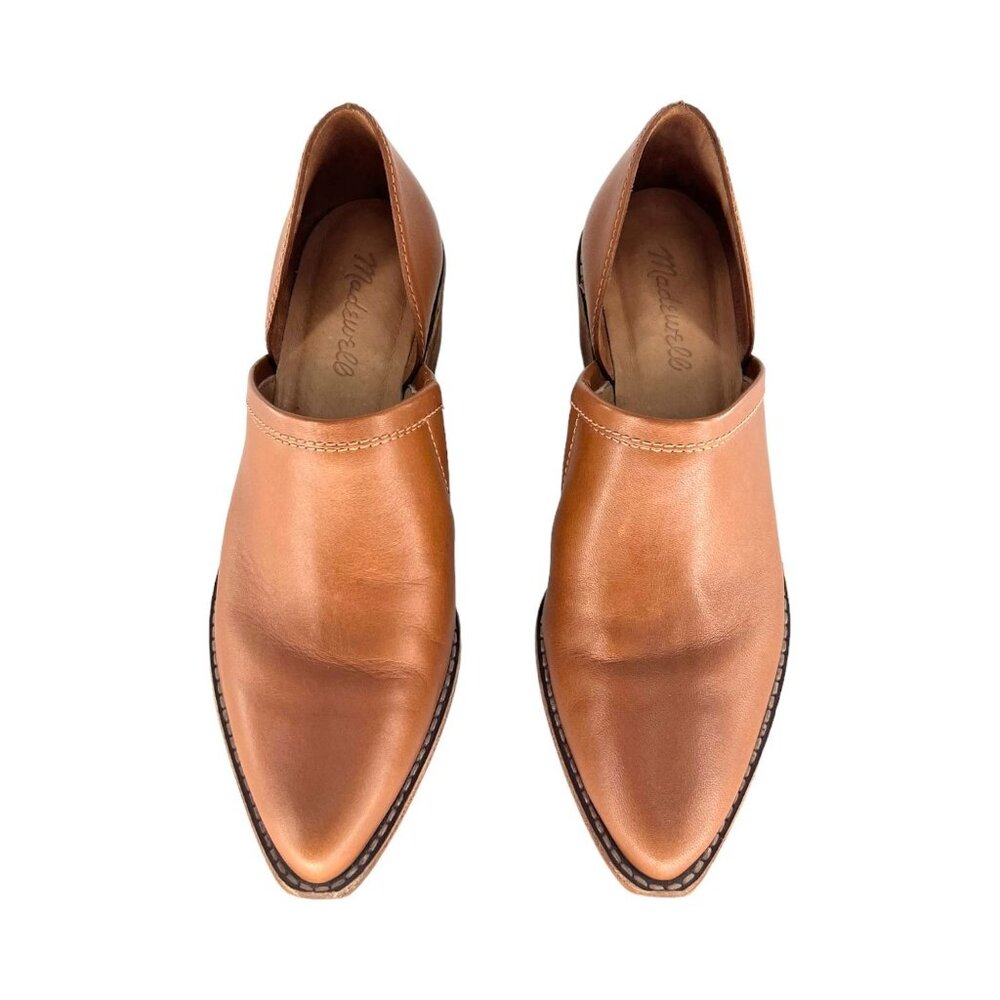 Madewell Brady Block Heel Bootie In English Saddle Leather | 6.5 - Picture 3 of 11